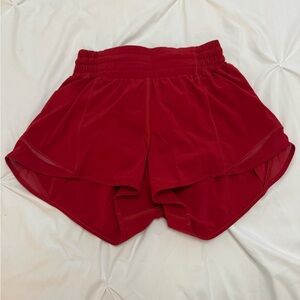 lululemon athletica Red Athletic Shorts
